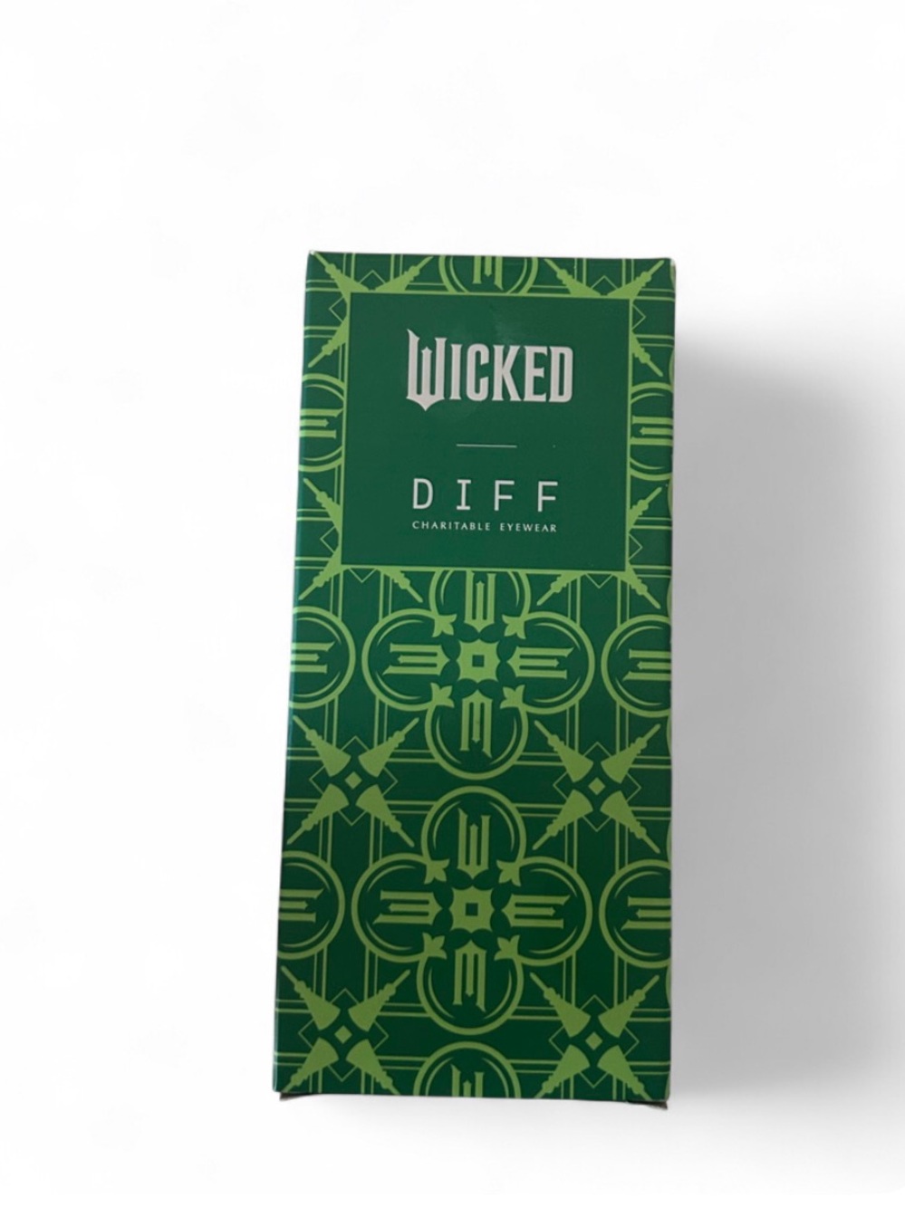 DIFF x Wicked Elphaba Wire Frame Sunglasses Emerald Green NIB
